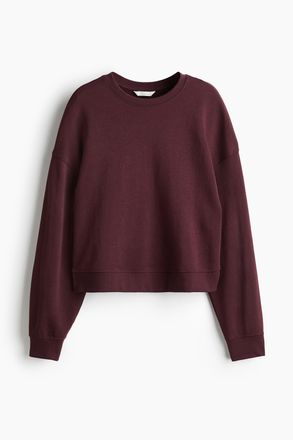 H&M Sweatshirt - Weinrot