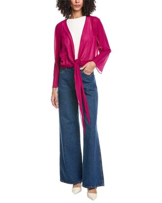 Eileen Fisher Silk Wrap Jacket