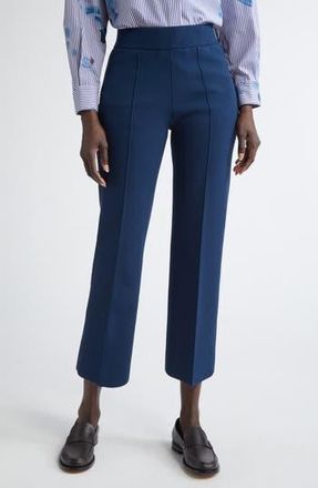 Lafayette 148 New York Foley Crepe Knit Flare Ankle Pants in Lido Blue at Nordstrom Rack, Size X-Small
