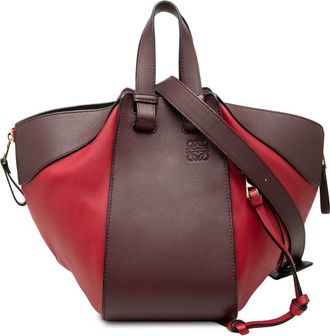 Loewe Pre-owned Loewe Small Bicolor Calfskin Hammock Bag Ladies GQY1EW03ZD9HGKL1