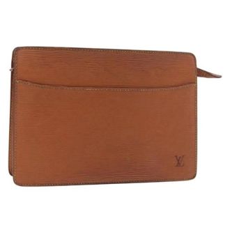 Louis Vuitton Pre-owned Clutches, female, Brown, Size: ONE SIZE Pre-owned Epi Clutch Bag