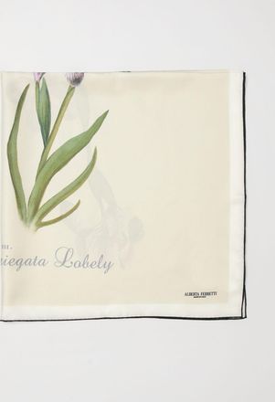 Alberta Ferretti Foulard Alberta Ferretti in seta con stampa floreale