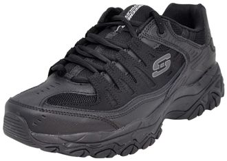 Skechers Mens Afterburn Memory-Foam Lace-up Sneaker