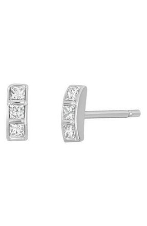 Bony Levy BL Icon Diamond Stud Earrings in 18K White Gold at Nordstrom Rack