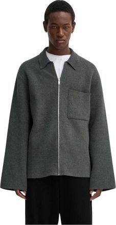 Nanushka Belmer Cardigan - Heren - Vesten - Grijs - S/M - Katoen - Truien & Vesten