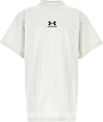 Balenciaga T-Shirts, male, White, Size: M Oversized T-Shirt
