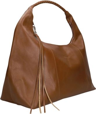 N&uacute;noo Maxi Dandy River Schoudertas - Dames - Schoudertassen - Bruin - ONE Size - Katoen - Tassen