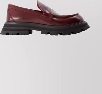 Alexander McQueen leather loafers