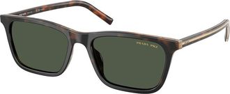 Prada PR D19S Polarized 20P90V Mens Sunglasses Tortoiseshell Size 55
