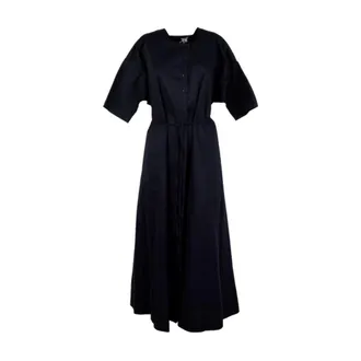Aspesi Dames, Jurken, Blauw, Maat: S Katoen