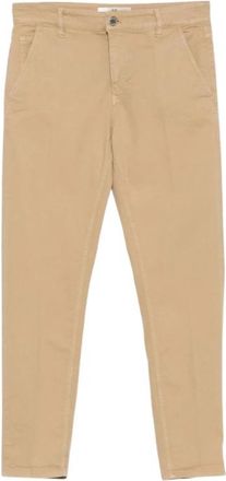 Pantaloni Torino Chino Broeken - Heren - Chinos - Beige - W32 - Katoen - Broeken