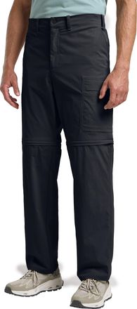 Jack Wolfskin Zip-off-Hose JACK WOLFSKIN WAGAMI ZIP OFF PANTS M, Damen, Gr. 46, Normalgr&ouml;ssen, blau (schwarz, navy), Obermaterial: 94% Polyamid, 6% sonstige Fasern,