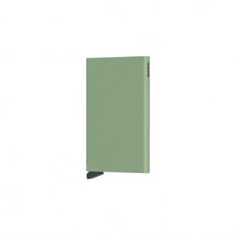 Secrid Mens Rfid Protected Card Holder In Powder Pistachio