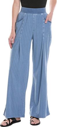 Xcvi Xcvi Laughlin Wide Leg Linen-Blend Pant