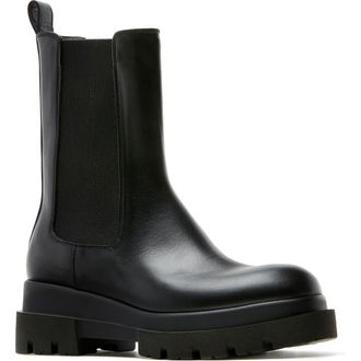 La Canadienne Blaise City Dry Waterproof Chelsea Boot in Black Leather at Nordstrom Rack, Size 7