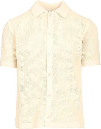 Maison Kitsun&eacute; Short-Sleeved Cardigan