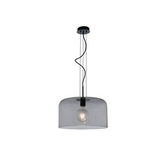 Netlighting Gibus Glass Dome Ceiling Pendant Grey E27