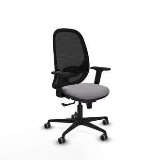Piqueras y Crespo Silla De Oficina Piqueras Y Crespo Cilanco Negro Malla Similpiel