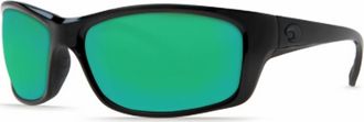 Costa Mens Jose Sunglasses In Blackout Frame Green Mirror
