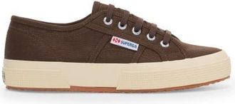 Superga 2750 Linen Sneakers in Brown-Off White at Nordstrom, Size 38.5