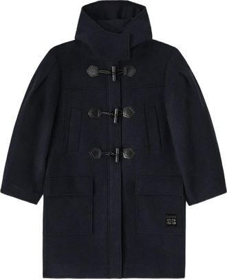 Ganni Cappotto con cappuccio - Blu