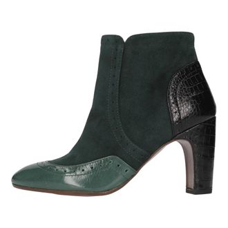 Chie Mihara Petrel Enkellaarsjes - Dames - Schoenen - Groen - Maat: 37 EU Leer