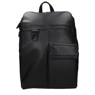 Piquadro Herrens Rucks&auml;cke und G&uuml;rteltaschen aus Leder in Schwarz