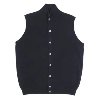 FILIPPO DE LAURENTIIS Sleeveless Knitwear, male, Blue, Size: 2XL Bb1Smwc12R Vest