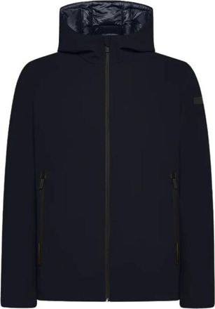 Roberto Ricci Design Rrd, Jassen, Heren, Blauw, M, Blauwe Waterdichte Donsjas