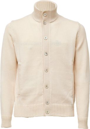 Zanone Slim Fit High Stand Collar Cardigan