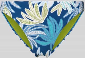 Marc O'Polo Bikini Slip mit Allover-Muster in Blau, Gr&ouml;&szlig;e XL