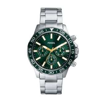Fossil Mens Bannon 45mm Multifunction, Stainless Steel Watch, BQ2492