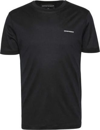 Emporio Armani Korte Mouw Navy Blauw T-shirt - Heren - T-shirts - Blauw - S - Katoen - Tops