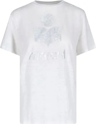Isabel Marant T-Shirts, female, White, Size: XS Zewel T-Shirt
