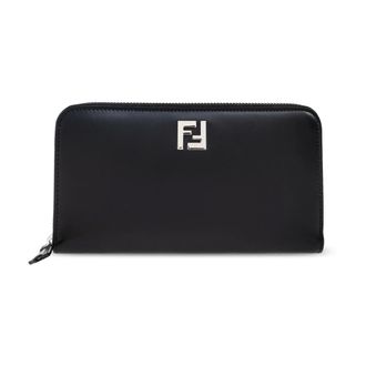 Fendi FF Squared Zip-Around - female - Fendi - Wallets & Cardholders - Black - ONE SIZE - Accessories