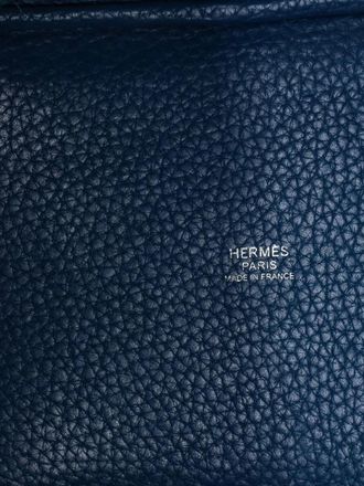 Herm&egrave;s Picotin Lock Bag Clemence PM bucket-tas - Blauw