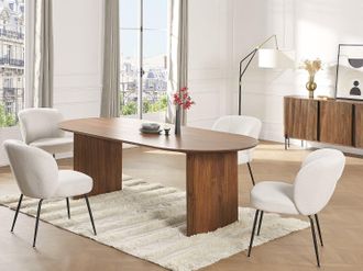 Vente-Unique Tavolo da pranzo 8 coperti in Legno di mango Naturale - BALIMELA