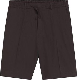 HUGO BOSS Relaxed-Fit Shorts In Washable Tech Linen, Brand Size 54 (US Size 38)