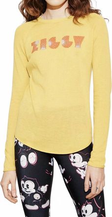 Replica Los Angeles Ziggy Baseball Tee In Yellow