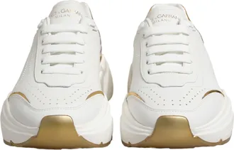 Dolce & Gabbana White Gold Daymaster Low Top Sneakers Womens Shoes (Pre-Owned)