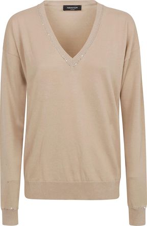 Fabiana Filippi V-neck Sweatshirt