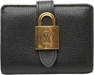 Louis Vuitton Pre-owned Portemonnee (bi-fold) - Dames - Vintage Accessoires - Zwart - ONE Size - Leer - Vintage