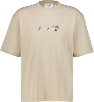 Off-white Arrows-print Cotton T-shirt