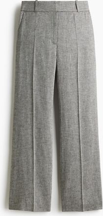 H&M Elegante Hose aus Leinenmix - Brown