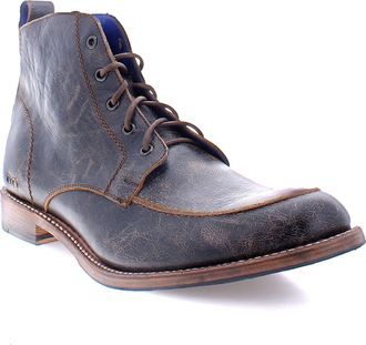 Bed St&uuml; Lincoln II Moc-Toe Boot in Black Lux at Nordstrom, Size 11.5