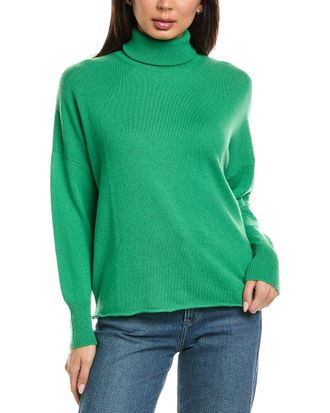 Brodie Textured Roll Neck Wool & Cashmere-Blend Sweater