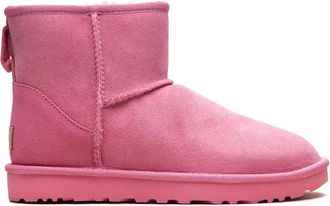 UGG Mini Classic II Pink boots - women - Calf Suede/Rubber/Sheepskin - 6