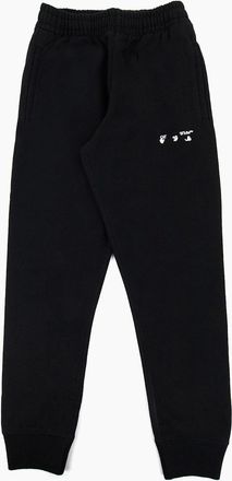 Off-white Mens Off White Ow Logo Short Cuffed Sweat Pant Black/white - Black/Multi - Size: 35/34/32/40/Regular