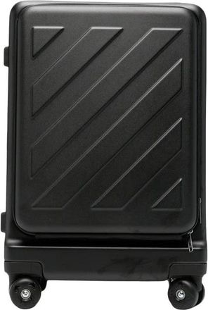 Off-white Arrow Cabin Trolley - Heren - Handbagage koffer - Zwart - ONE Size - Koffers