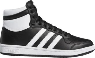 adidas Legendarische basketbalge&iuml;nspireerde Top Ten schoenen - Heren - Fitnessschoenen - Zwart - 42 2/3 EU - Fitness